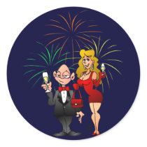 Happy New Year stickers