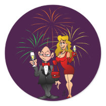 Happy New Year stickers