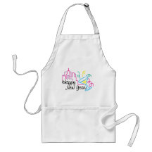 Happy New Year T-Shirts New Year's Apron