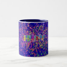 Happy New Year With Fireworks Mug