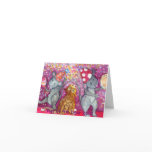 Happy New Year with Rats and a Cat cards