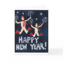 Happy New Year Without A Stitch Card