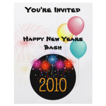 Happy New Years Bash Flyer 2010