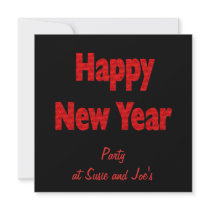 Happy New Years Party invitations