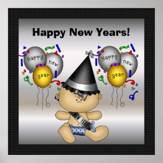 New Years Posters | Zazzle