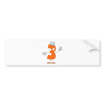 Happy Number 3 Bumper Stickers