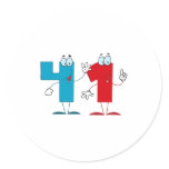 Happy Number 41 Stickers
