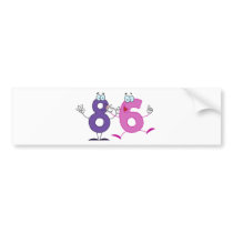 Happy Number 86 Bumper Stickers