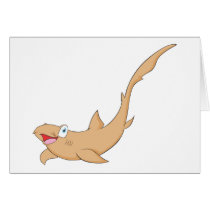 Happy Nurse Shark Greeting Cards