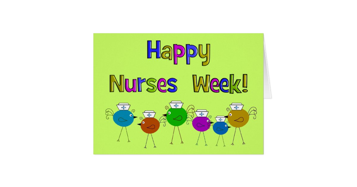 Happy Nurse Week Greeting Card | Zazzle