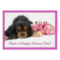 Happy Nurses Day Cavalier King Charles Spaniel cards