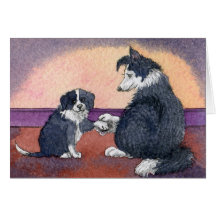 Happy Nurses Day dog and pup CARD