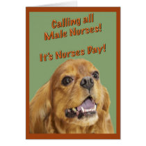 Happy Nurses Day For Male Nurse Greeting Card cards