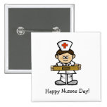 Happy Nurses Day  Male Nurse Button  Customize It! buttons