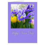 Happy Nurses Day Purple Iris Card