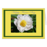 Happy Nurses Day White Peony Flower Card