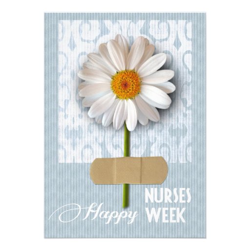 Happy Nurses Week. Customizable Greeting Cards (front side)