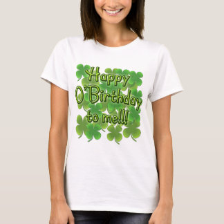 st patricks day birthday tee shirts