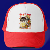 Happy Oktoberfest Beer Kitty Hats