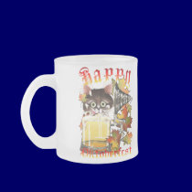 Happy Oktoberfest Beer Kitty Mugs