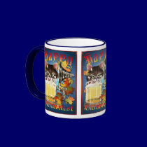 Happy Oktoberfest Beer Kitty Mugs