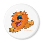Happy orange JubJub Magnets