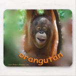 Happy Orangutan Mouse Pad