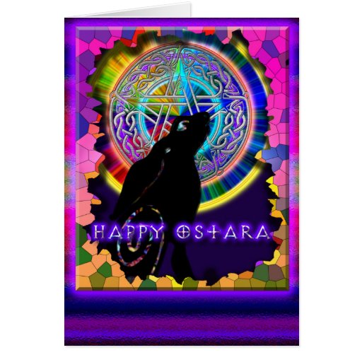 Happy Ostara Card Zazzle