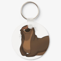 Happy Otter Keychain by stlewis75 Happy Otter Keychain