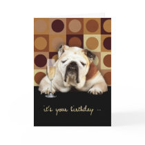 happy over the hill birthday, humor, funny dog cards