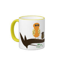 Happy Owl Family Coffee Mugs