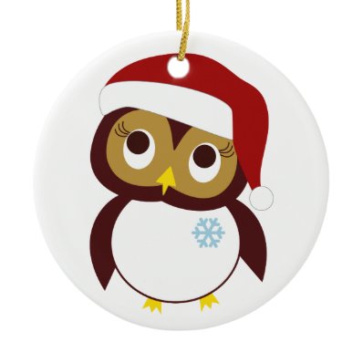 Happy Owl-idays Ornaments