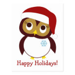 Happy Owl-idays Post Card