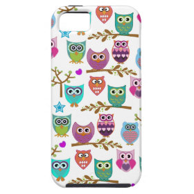 happy owls iPhone 5/5S covers