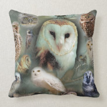 Happy Owls pillow