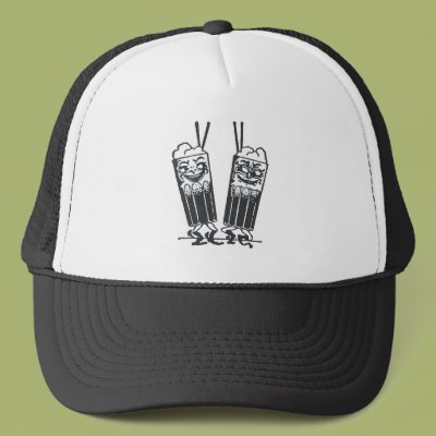 Happy Pair of Sodas Trucker Hats Zazzle_hat Happy Pair of Sodas Trucker Hats Zazzle_hat