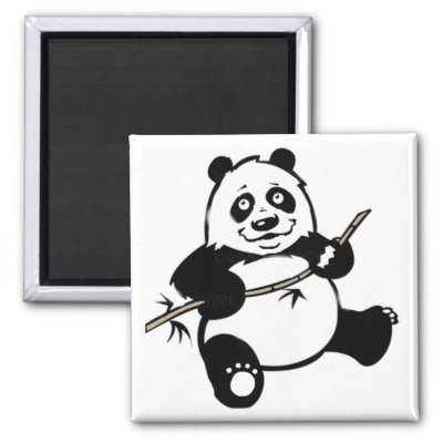 happy panda bear