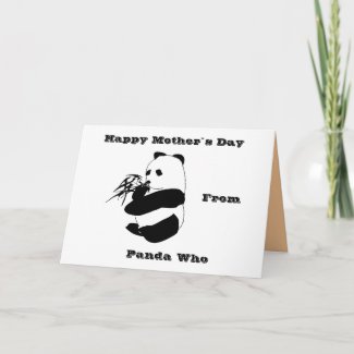 Happy Panda Mother`s Day