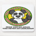 Happy Panda Mousepad by wislander Happy Panda Mousepad