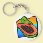 Happy Papaya Keychains