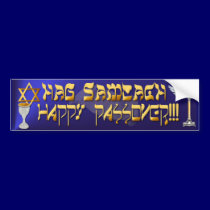Happy Passover Bumper Sticker bumper stickers
