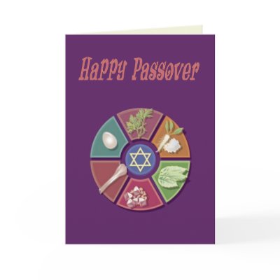 Happy Passover Greeting Card by clarachandler