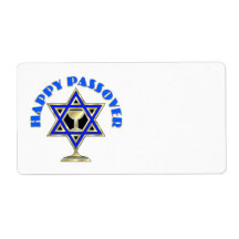 Happy Passover Custom Shipping Labels
