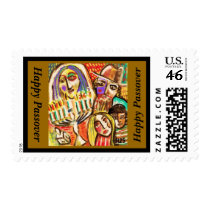 Happy Passover : Jewish Festival of Lights Stamp