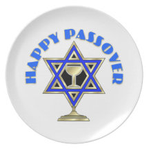 Happy Passover Dinner Plates