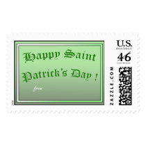 Happy Patty's Day! postage