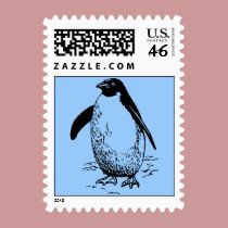 Happy Penguin stamps