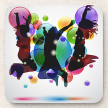 Happy People Drink Coaster