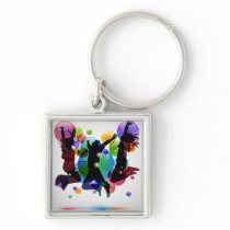 Happy People Key Chains
