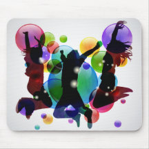 Happy People Mouse Pads